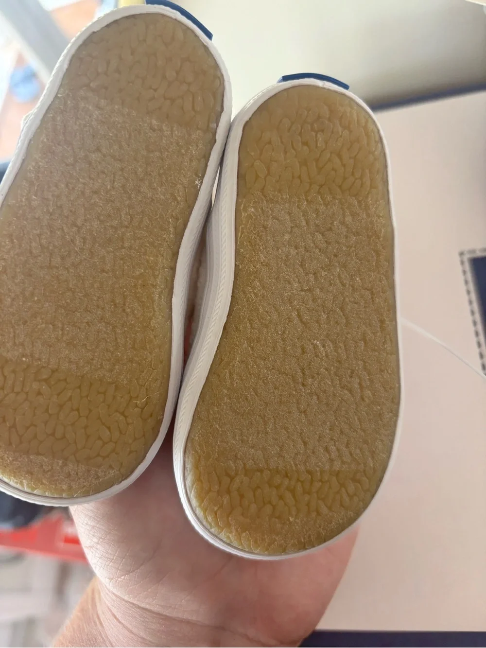 Infant eyelet Keds, barely worn